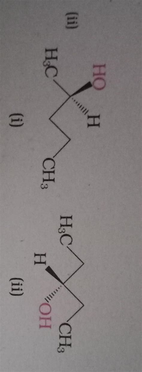 identify chiral and achiral molecules in each of the following of the ...