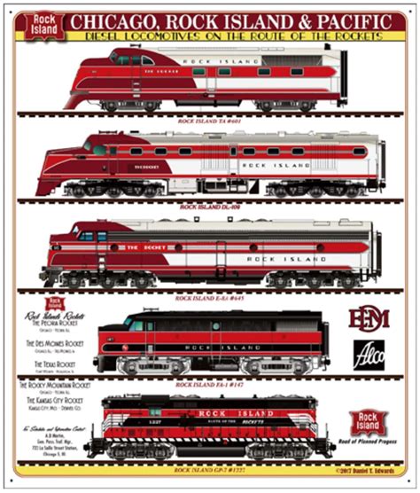 CHICAGO, ROCK ISLAND & PACIFIC RAILROAD SIGN | Daniel Edwards - MrTrain