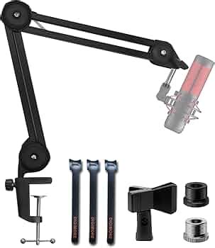 DIGIMORE Microphone Stand Heavy Duty Mic Stand Suspension Mic Holder ...