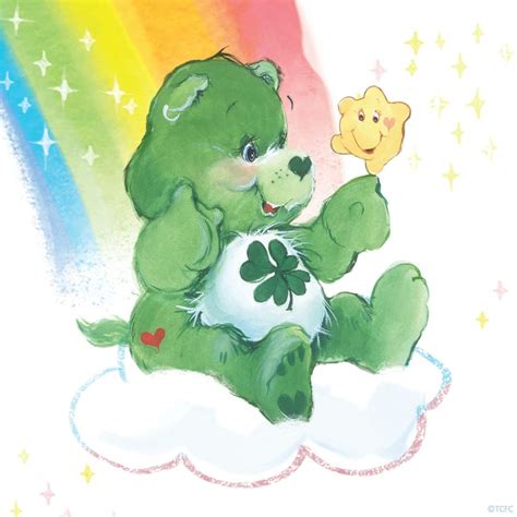 good luck bear - green care bear Care Bear Tattoos, Care Bears Vintage ...