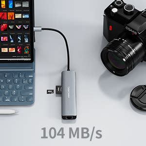 CableCreation 7-in-1 USB C Hub Multiport Adapter, USB Type C to 4K@60Hz ...