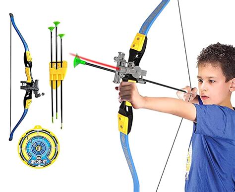 Wembley Toys ABS Plastic Archery Bow and Arrow Set with Strong String ...