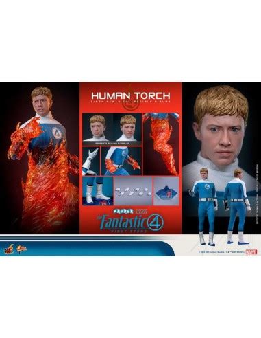 PiXELATOY - Human Torch 1/6. Movie Masterpiece. The Fantastic Four ...