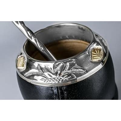 DeMiPaisAR Yerba Mate Cup, Argentine Mate Gourd, Mate de Messi India | Ubuy