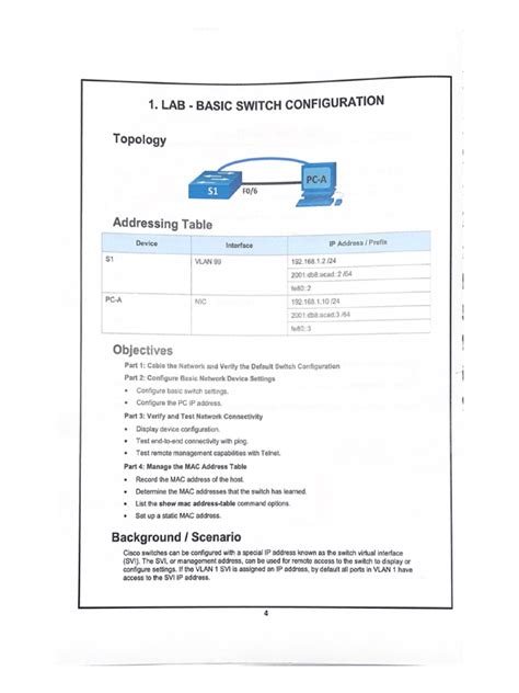 Image result for Netacad Lab Basic Switch Configuration
