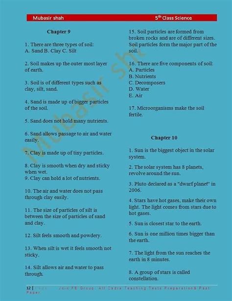 Image result for Science 5 Class Question and Answer