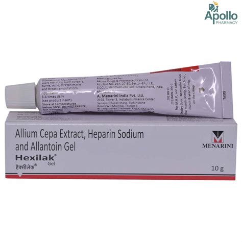 Hexilak Gel 10Gm Price, Uses, Side Effects, Composition - Apollo Pharmacy