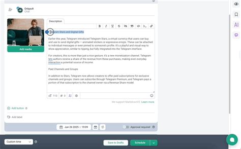 Image result for Telegram Rich Text API