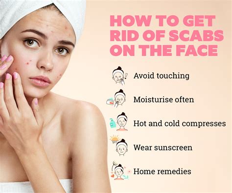 How to heal scabs on face