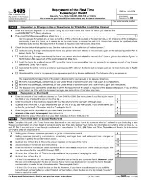 2024 Form IRS 5405 Fill Online, Printable, Fillable, Blank - pdfFiller