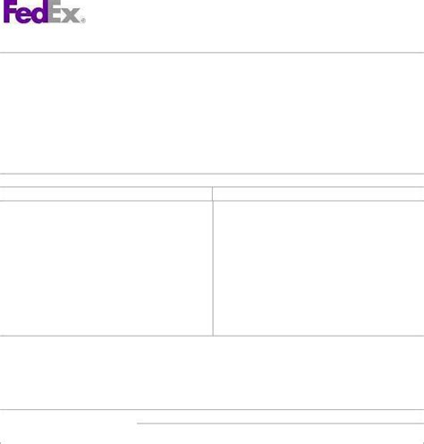 Image result for FedEx Printable Forms
