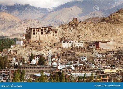 Leh Palace - Ladakh - Jammu and Kashmir - India Stock Image - Image of ...