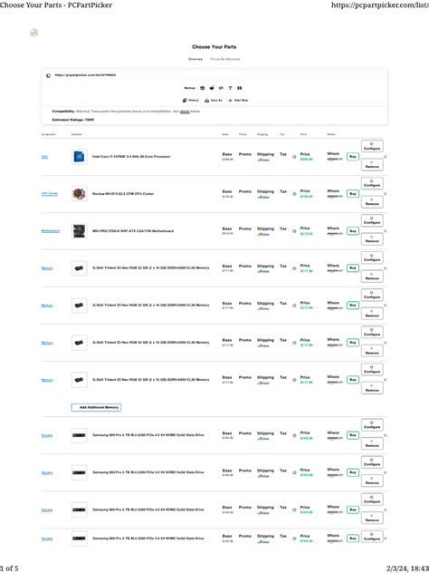 Image result for PCPartPicker Tutorial