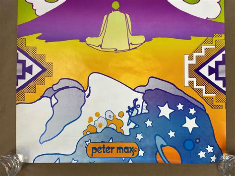 Peter Max “The World of Peter Max” Museum Exhibition Serigraph Poster ...