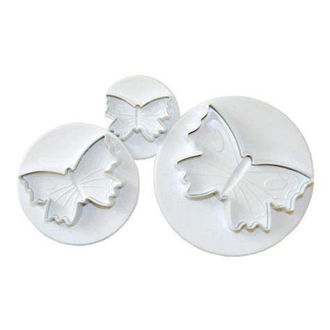 Butterfly Plunger Cutter (Set of 3), Fondant Cutters, Fondant Cutters ...