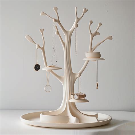 jewellery tree holder | Clay jewellery holder, Tree jewelry holder, Diy ...