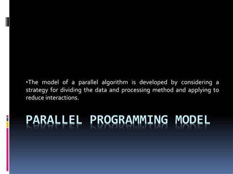 Image result for Parallel Programming Model
