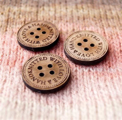 Buy Personalized Wooden Buttons Wooden Logo Labels Wooden Online in ...