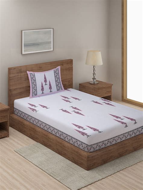 Single Bed Sheets: Buy Designer Single Bed Sheets Online in India at ...