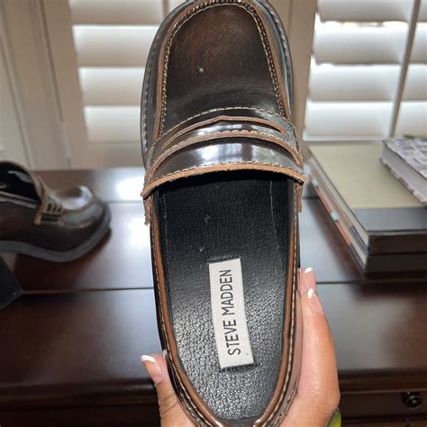 Steve Madden Women's Brown Loafers | Depop