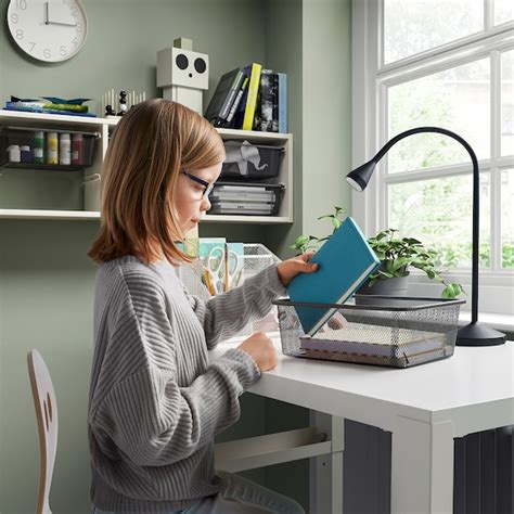 TROFAST wall storage, white/dark grey, 99x21x30 cm (39x81/4x113/4") - IKEA