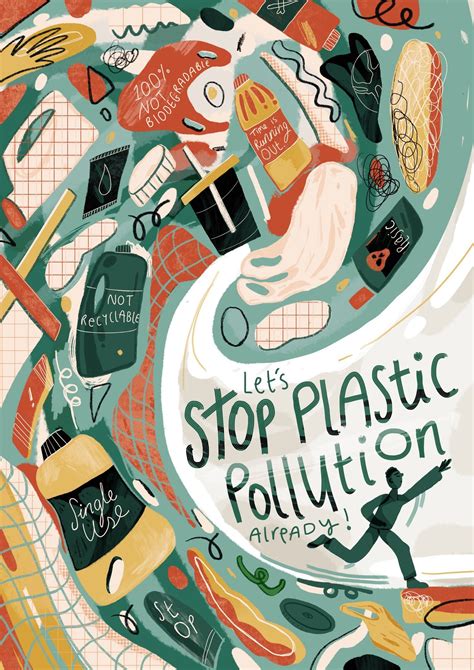 Stop plastic pollution — Jade illustrates | Recycle poster, Plastic pollution, Environmental posters