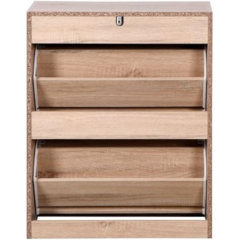 Wooden Shoe Cabinet for Entryway, White Shoe Storage India | Ubuy