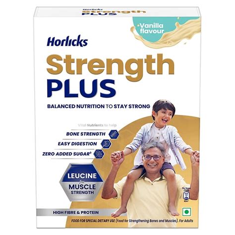 Horlicks Strength Plus Vanilla Flavour | Horlicks | Unilever