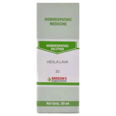 Buy Bakson's Homeopathy Hekla Lava Dilution 30 25% OFF | Medhomeo.com
