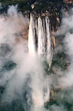 Aerial View of Angel Falls Waterfall Venezuela Journal: 150 Page Lined ...