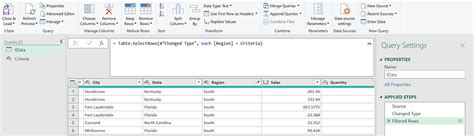 Image result for Filter Button in Power Query Editor