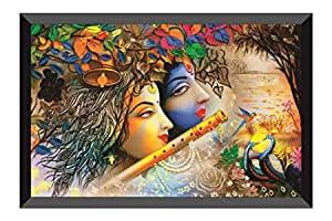 Samriddhi Hindu Spiritual Lords Radha Krishna Playing Gesture Size ...