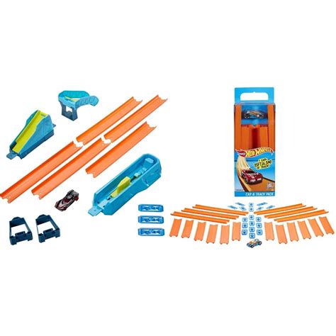 Hot Wheels Track Builder Pack Assorted Long Jump Stunt Pack ...