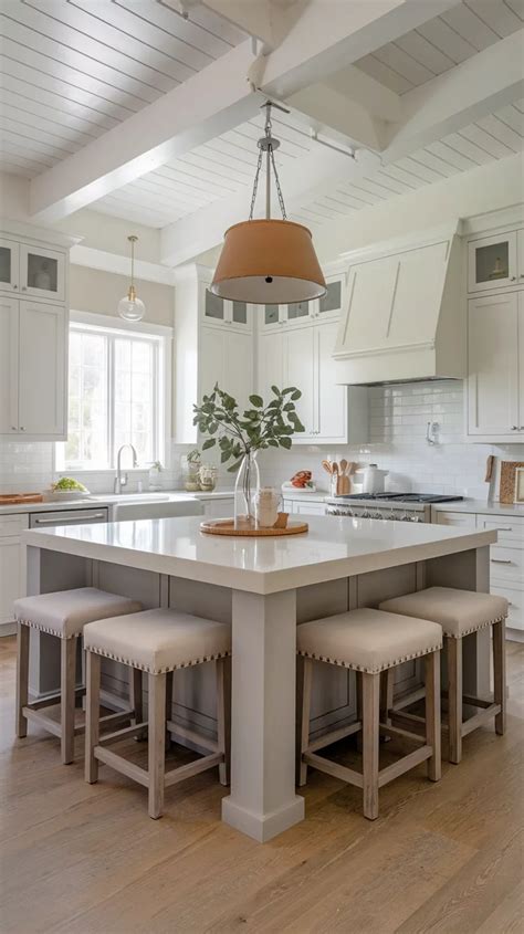40 Stunning Kitchen Island Ideas with Seating for Every Style and Space ...