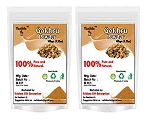 Buy VADHIKA Gokhru Powder (Tribulus Terrestris) Caltrops | Gokharu ...
