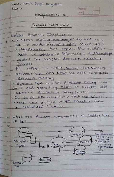 BI assignment 1: Understanding business intelligence concepts and ...