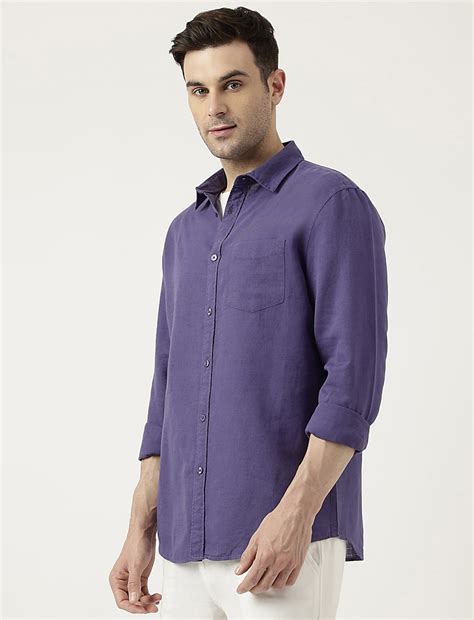 Buy Relaxed Fit Solid Full Sleeves Shirt at Marks & Spencer
