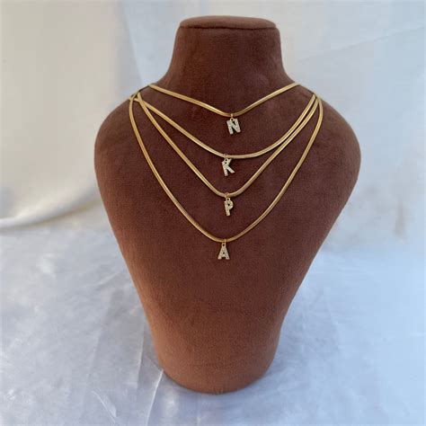 18K Gold Plated Initial Unisex Neckchain – ILLUNIQ