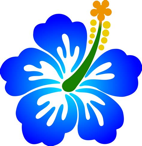 Transparent Hawaiian Flowers Png - Clip Art Hawaiian Flower - Full Size ...