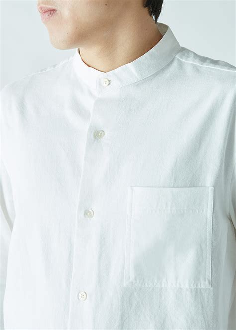 56dt Khadi Mens Stand Collar Shirt – マザーハウス 公式サイト