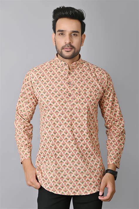 Peach Perfect Short Kurta – The Jaipur Clothing