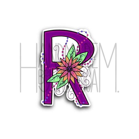 Image result for Custom R Letter Sticker