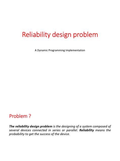 Image result for Examples of Design for Reliability
