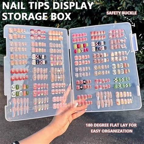Sevyn Colors Nail Tips Display & Storage Box - Press-On Nail Organizer