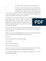 Image result for Talent Show Anchoring Script