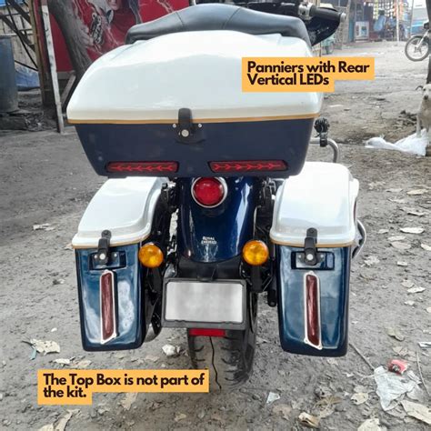 Super Meteor 650 - Retro Side Panniers