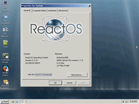 reactos 的图像结果