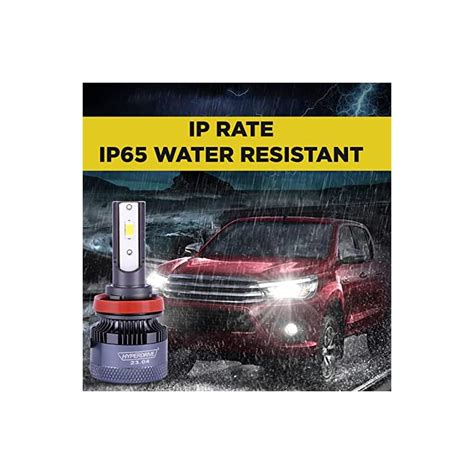 Allextreme Hyperdrive H8 - H9 - H11 LED Headlight Bulb High Beam and ...