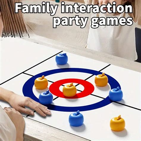 Palline da curling per tavolo mini, giocattolo da curling, tavoli da ...