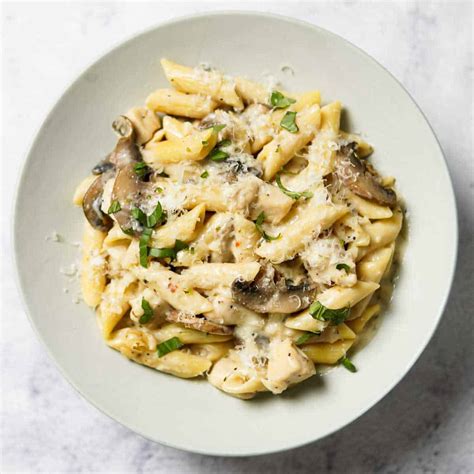 Truffle Chicken Mushroom Pasta